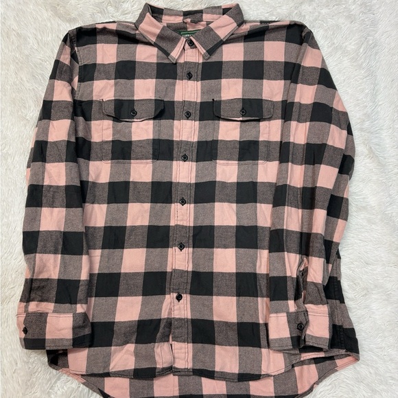 American Eagle Outfitters Other - American Eagle Pink and Black Plaid Flannel